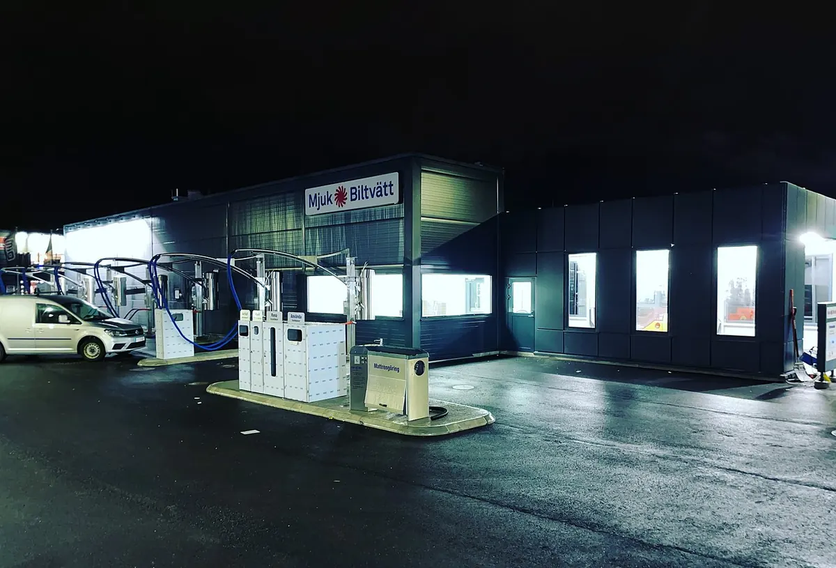 Nybyggnation av Mjuk Biltvätt – Haninge