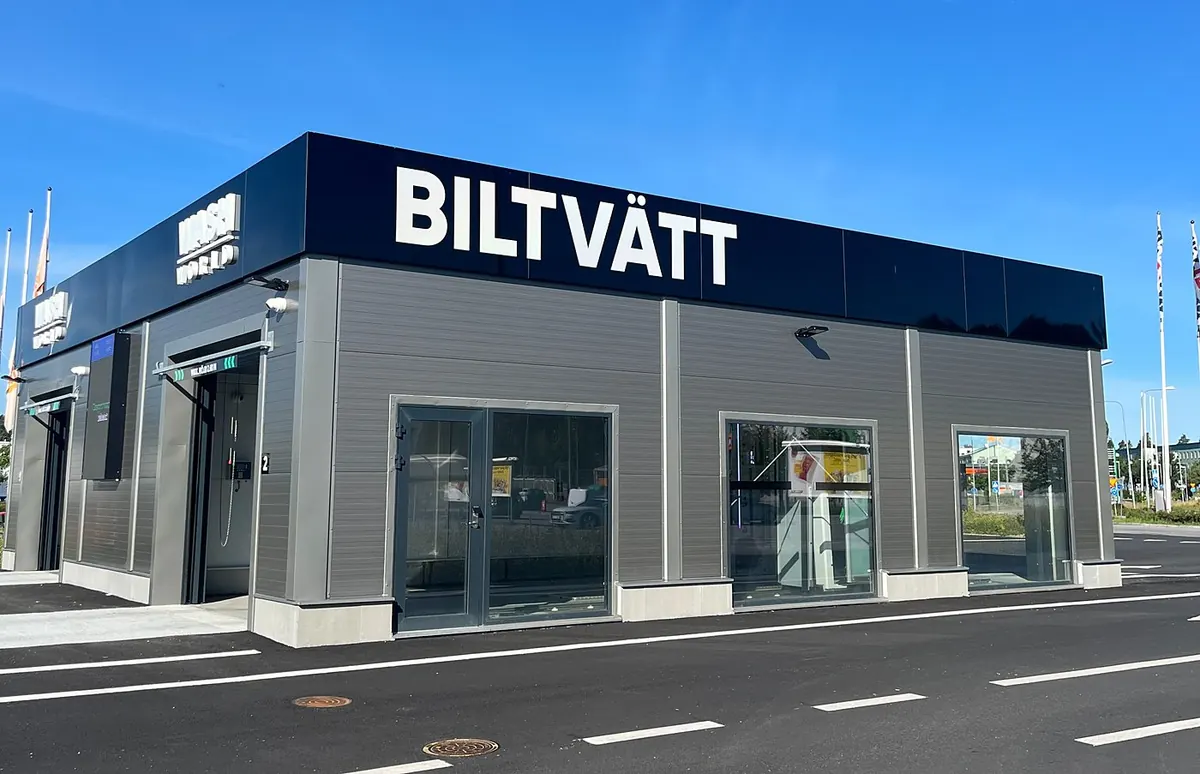 Nybyggnation av Wash World – Städer runt om i Sverige